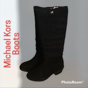 Michael Kors big kids Black Boots,  new size 2